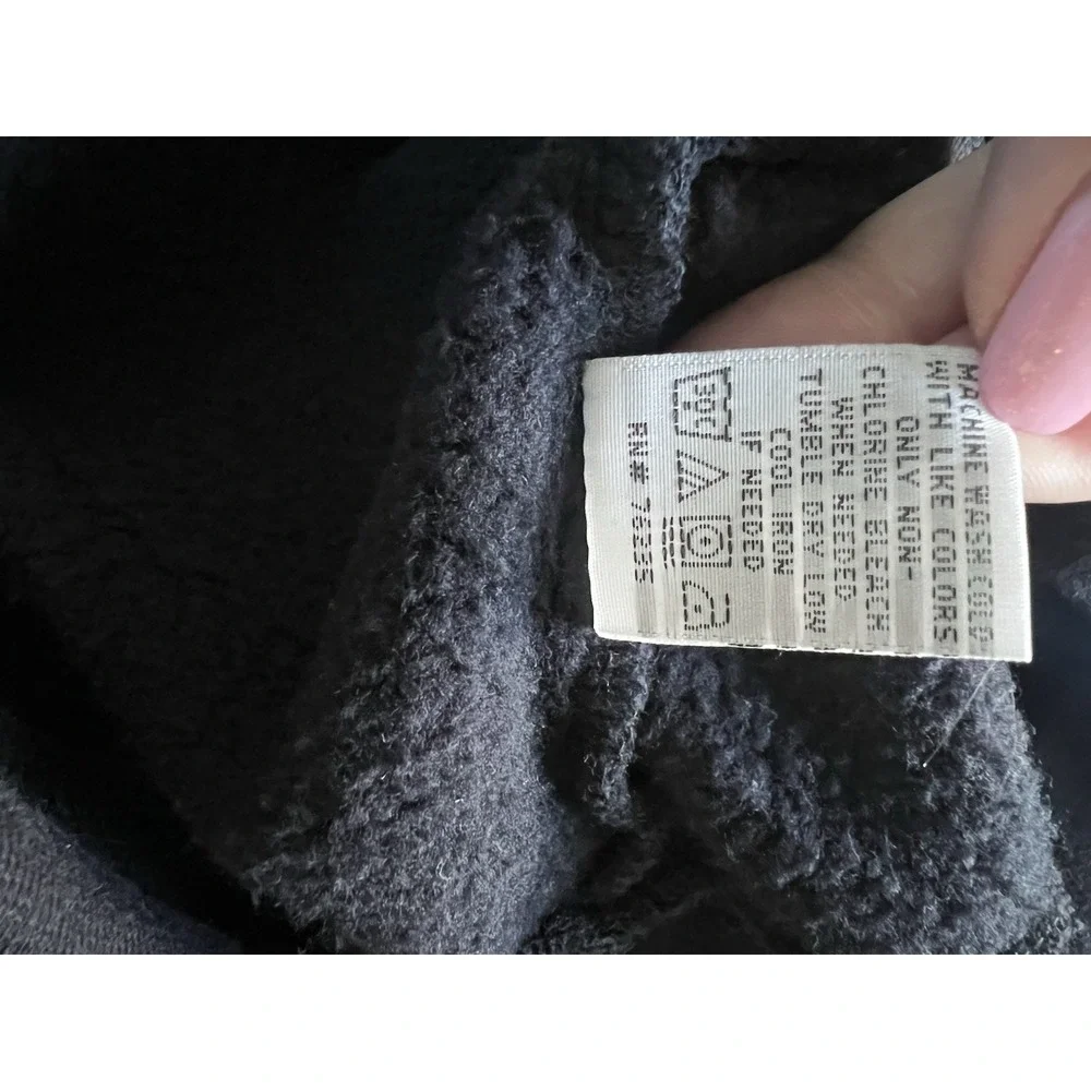 Outlooks Sweatershirt Hoodie Black Y2K‎ Logo Zipper Men's XL Pullover